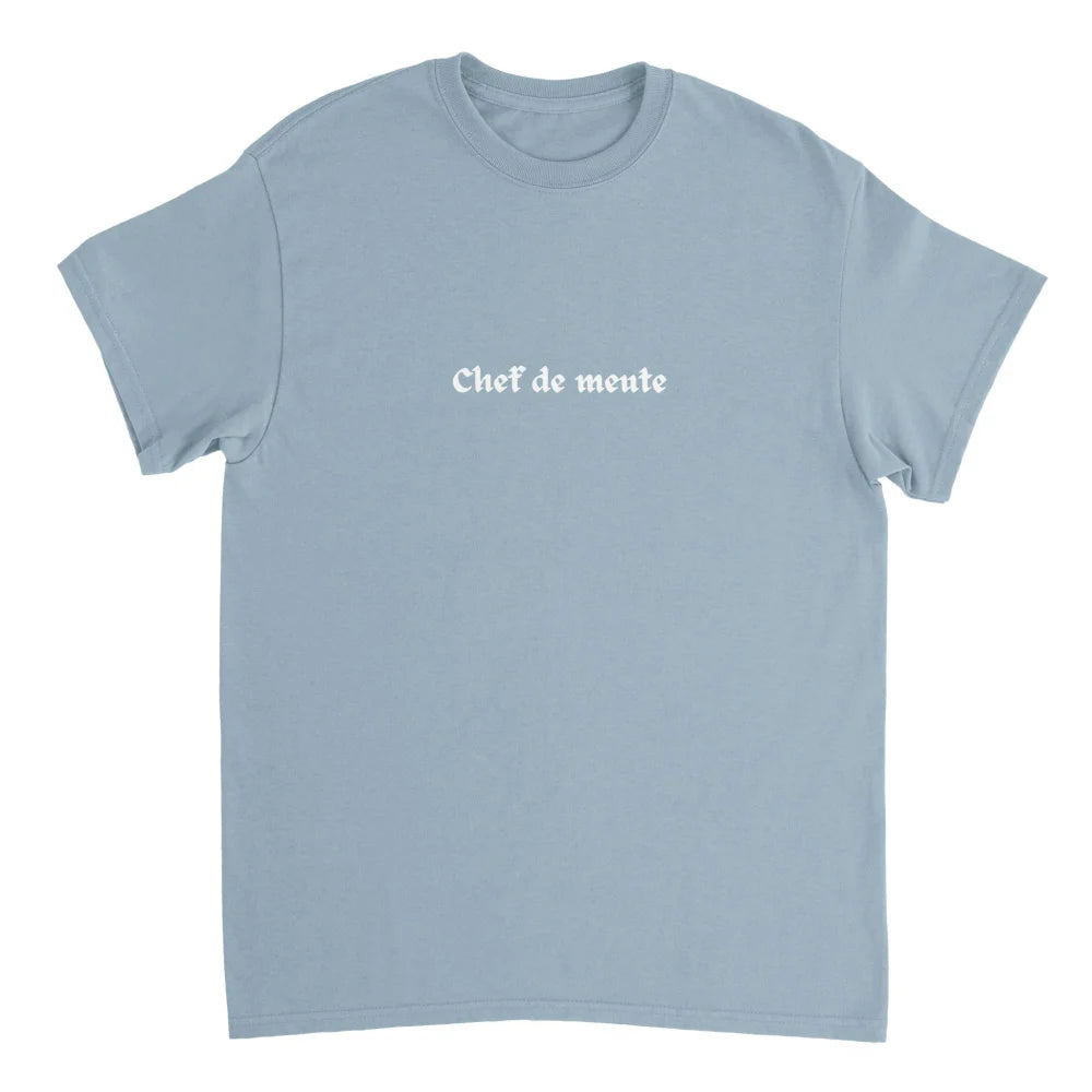 T-shirt Chef de Meute 🐺 - Light Blue / S T-shirt Chef