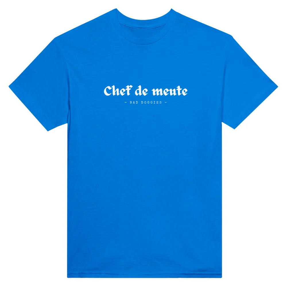 T-shirt Chef de Meute 🐺 - Royal Blue / S T-shirt Chef