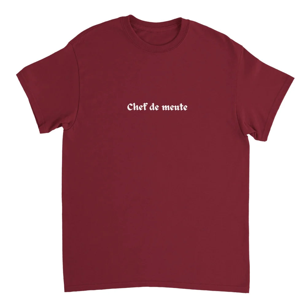 T-shirt Chef de Meute 🐺 - Bordeaux Ma Ville / S T-shirt