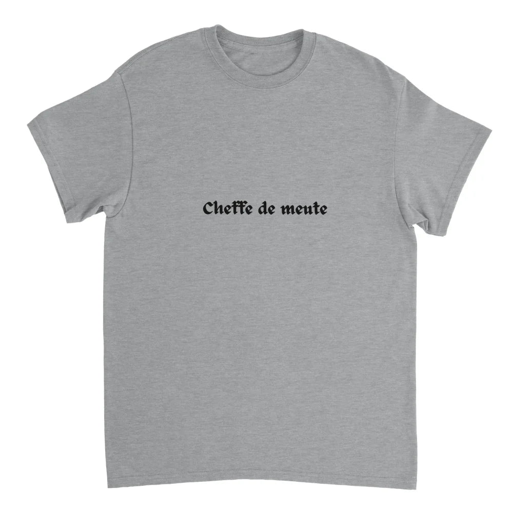 T-shirt Cheffe de meute 🐺 - Grey Scofield / S T-shirt