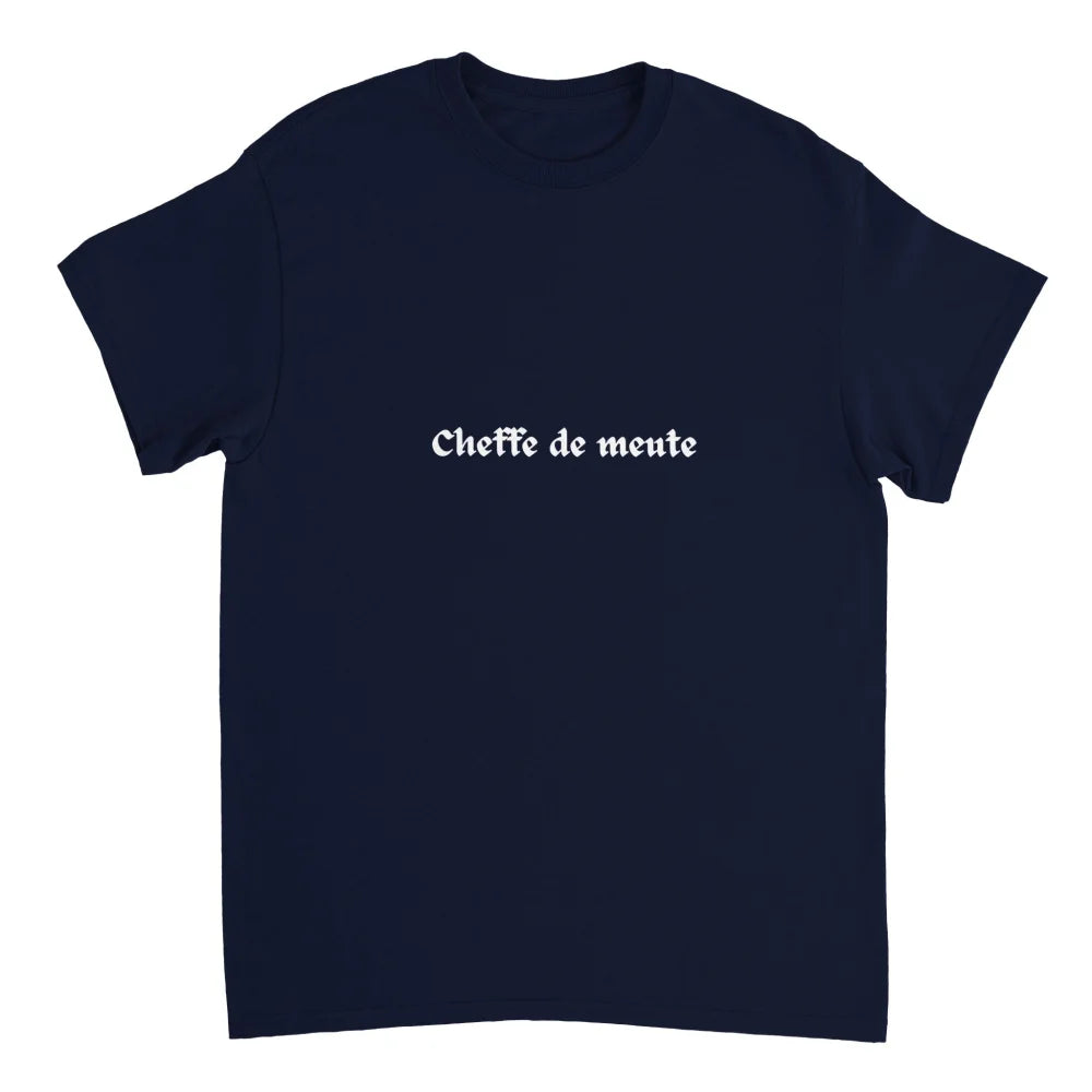 T-shirt Cheffe de meute 🐺 - Navy / S T-shirt Cheffe