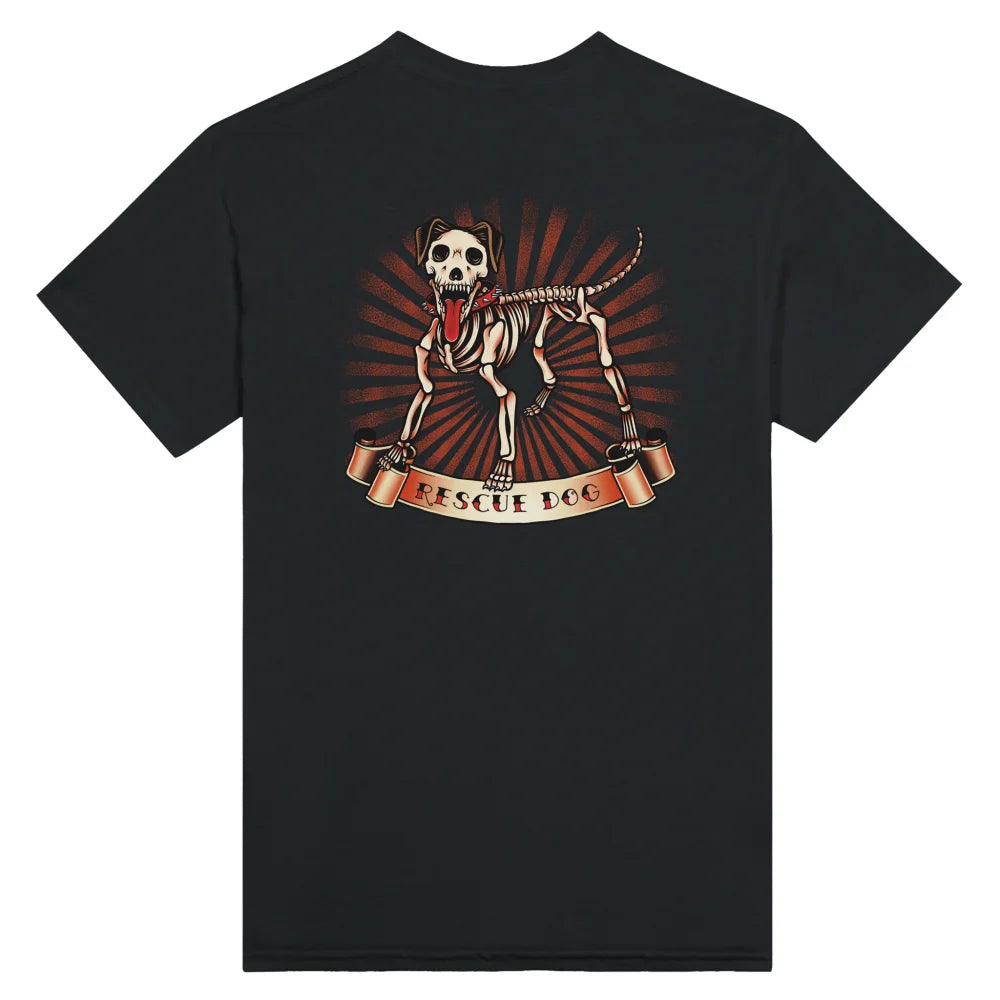 T-shirt Dark Rescue Dog - Black Jack / S T-shirt Dark