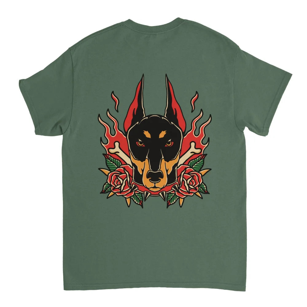 T-shirt 𝕭𝖆𝖉 𝕽𝖔𝖘𝖊𝖘 🥀 - Dobermann