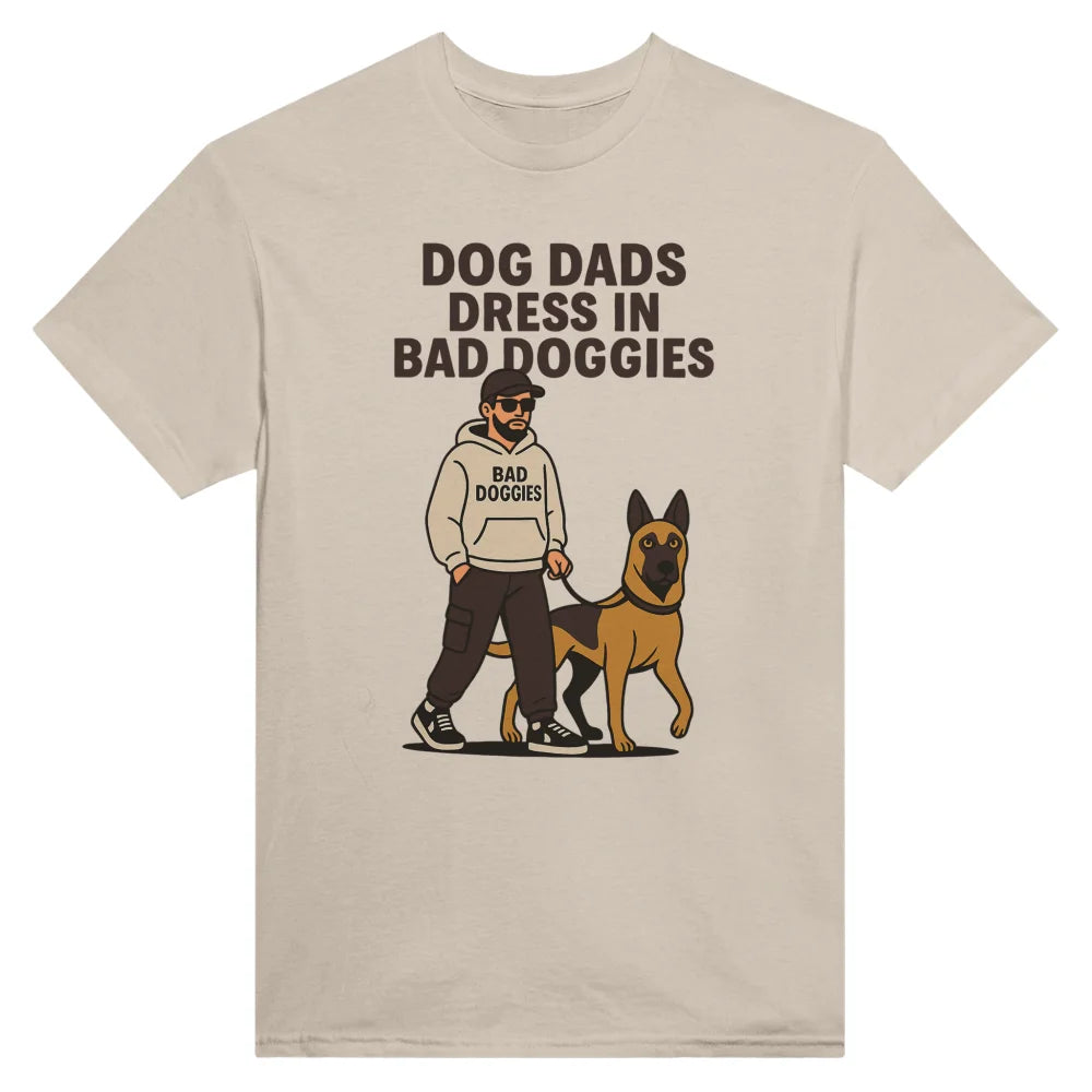 T-shirt Dog Dads Dress in Bad Doggies 🐕 - Sahara / S