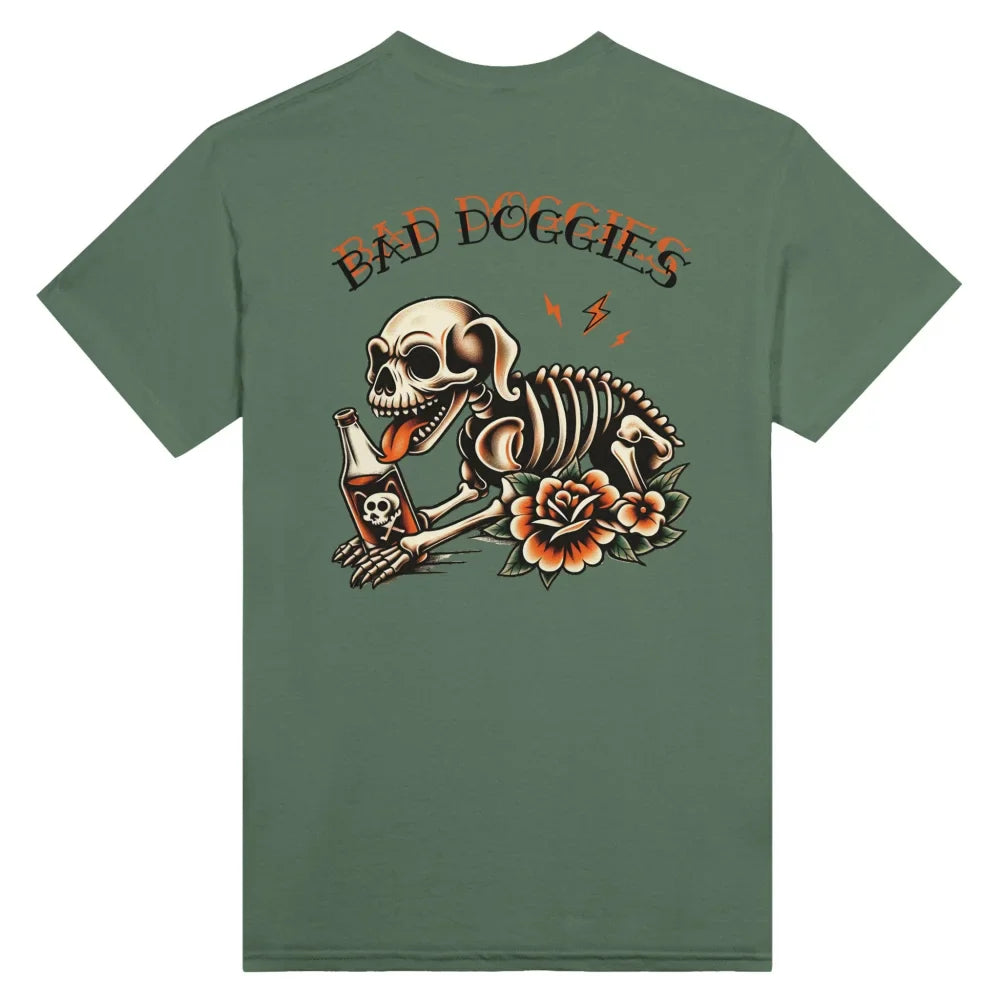 T-shirt Dog Elixir ☠️ - 𝔅𝔞𝔡 𝔇𝔬𝔤𝔤𝔦𝔢𝔰 - Military Green / S