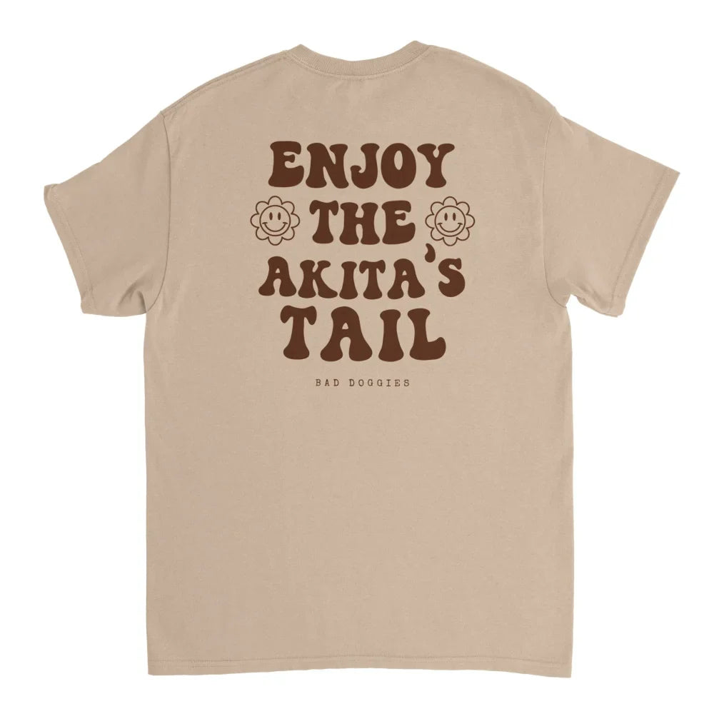 T-shirt Enjoy The Akita’s Tail 🐌 - Sahara / S T-shirt Enjoy