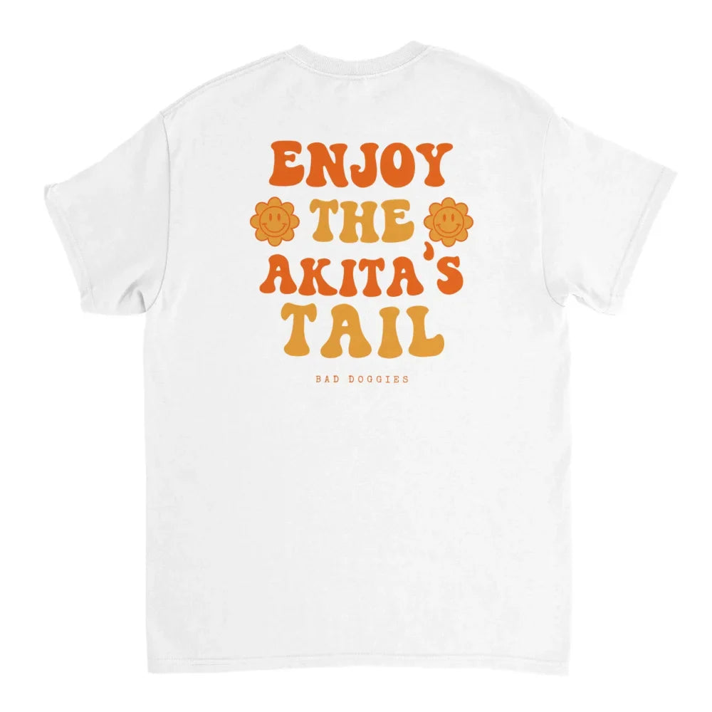 T-shirt Enjoy The Akita’s Tail 🐌 - White comme Walter / S