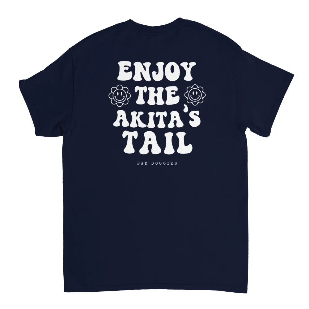 T-shirt Enjoy The Akita’s Tail 🐌 - Navy / S T-shirt Enjoy