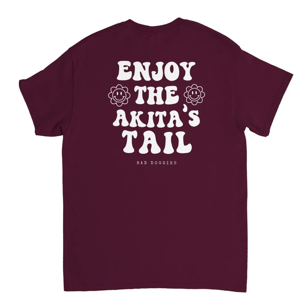 T-shirt Enjoy The Akita’s Tail 🐌 - Royal Purple / S T-shirt