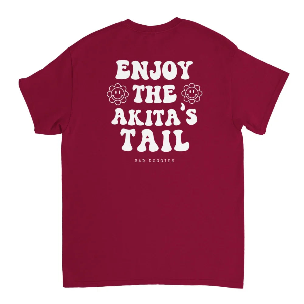 T-shirt Enjoy The Akita’s Tail 🐌 - Coquelicot / S