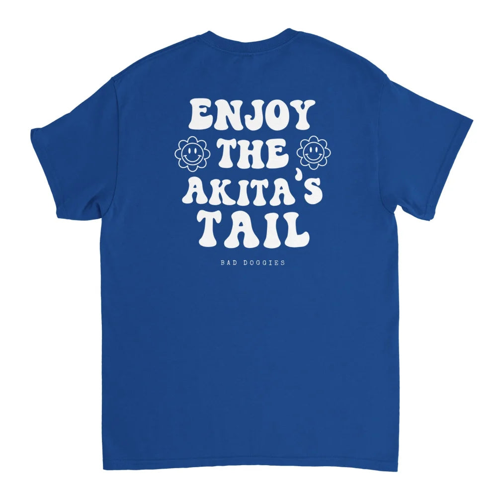 T-shirt Enjoy The Akita’s Tail 🐌 - Royal Blue / S