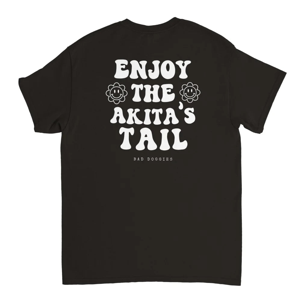 T-shirt Enjoy The Akita’s Tail 🐌 - Black Jack / S