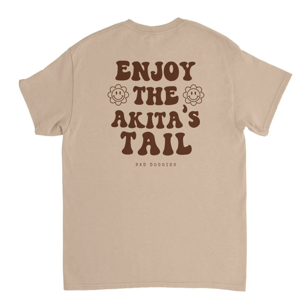T-shirt Enjoy The Akita’s Tail 🐌 - Sahara / S T-shirt