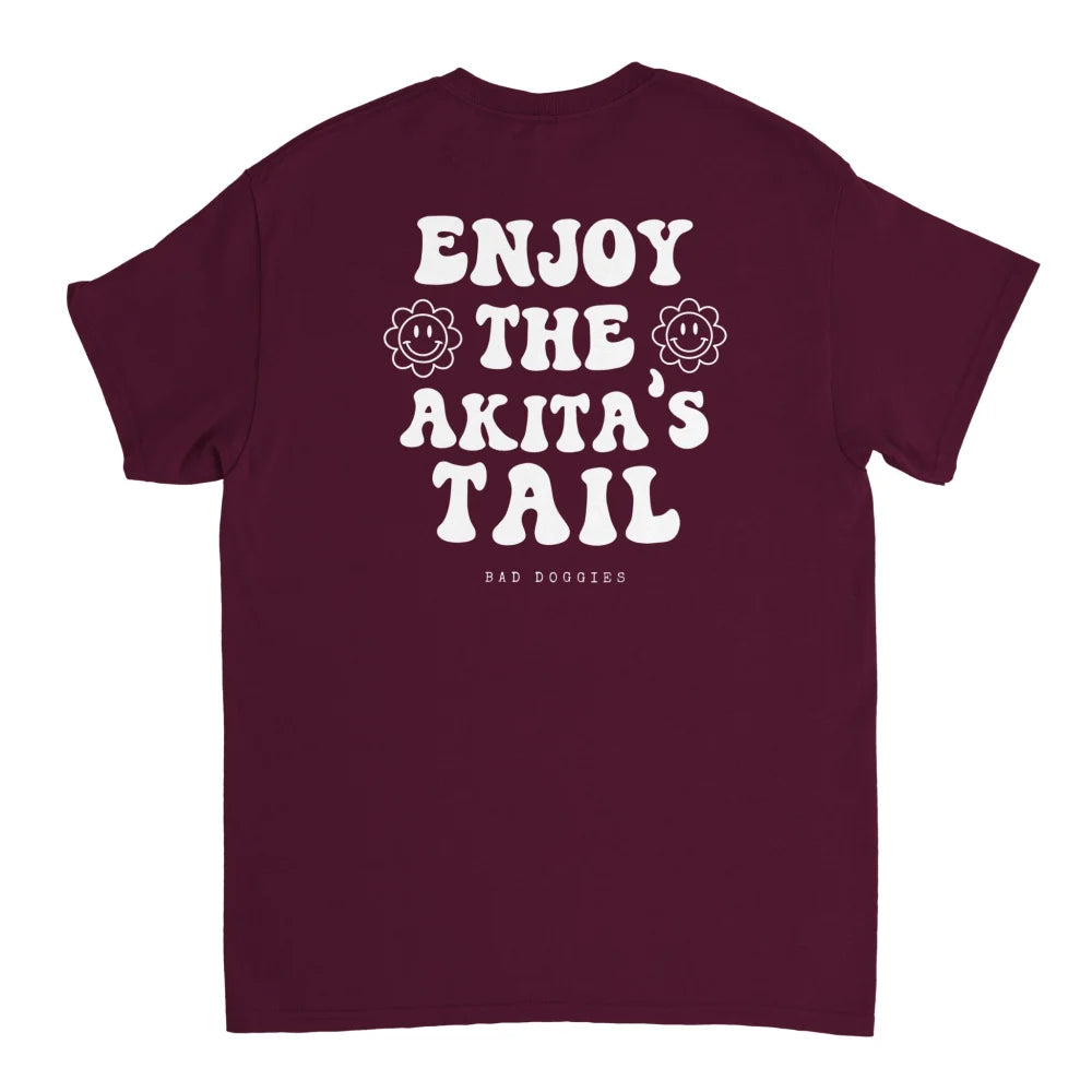 T-shirt Enjoy The Akita’s Tail 🐌 - Royal Purple / S