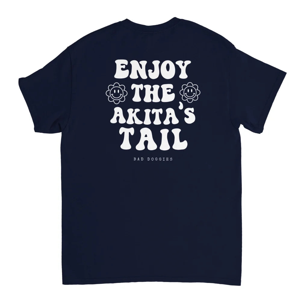 T-shirt Enjoy The Akita’s Tail 🐌 - Navy / S T-shirt