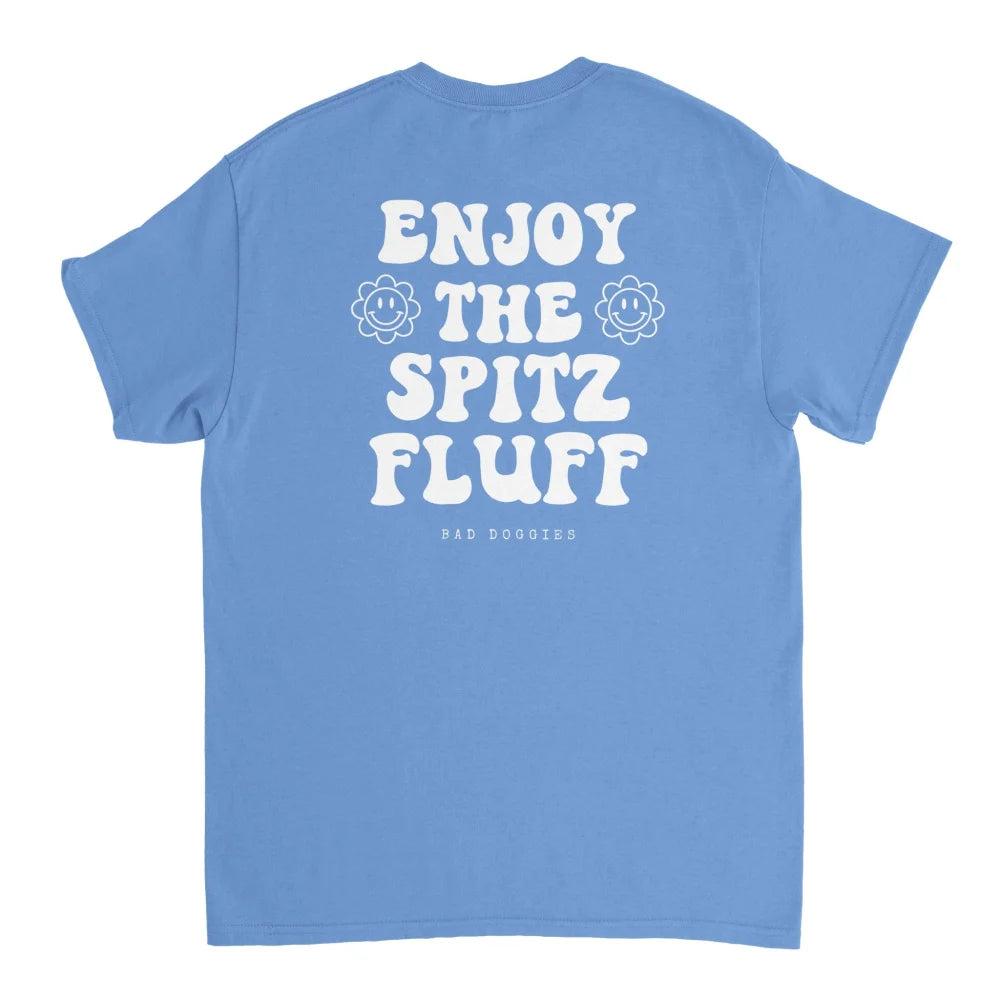 T-shirt Enjoy The Spitz Fluff ✨ - Old Blue / S T-shirt