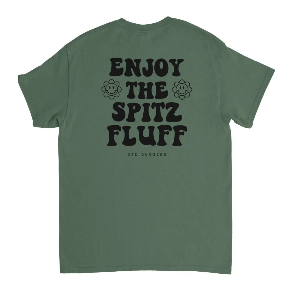 T-shirt Enjoy The Spitz Fluff ✨ - Military Green / S