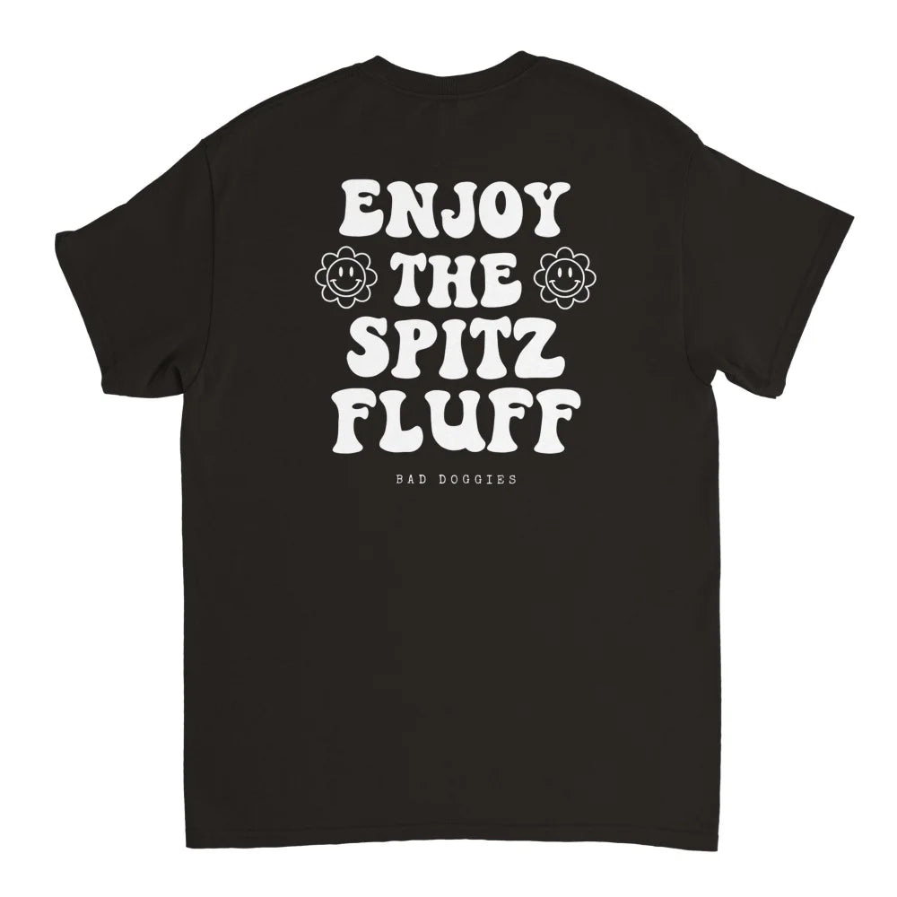 T-shirt Enjoy The Spitz Fluff ✨ - Black Jack / S T-shirt