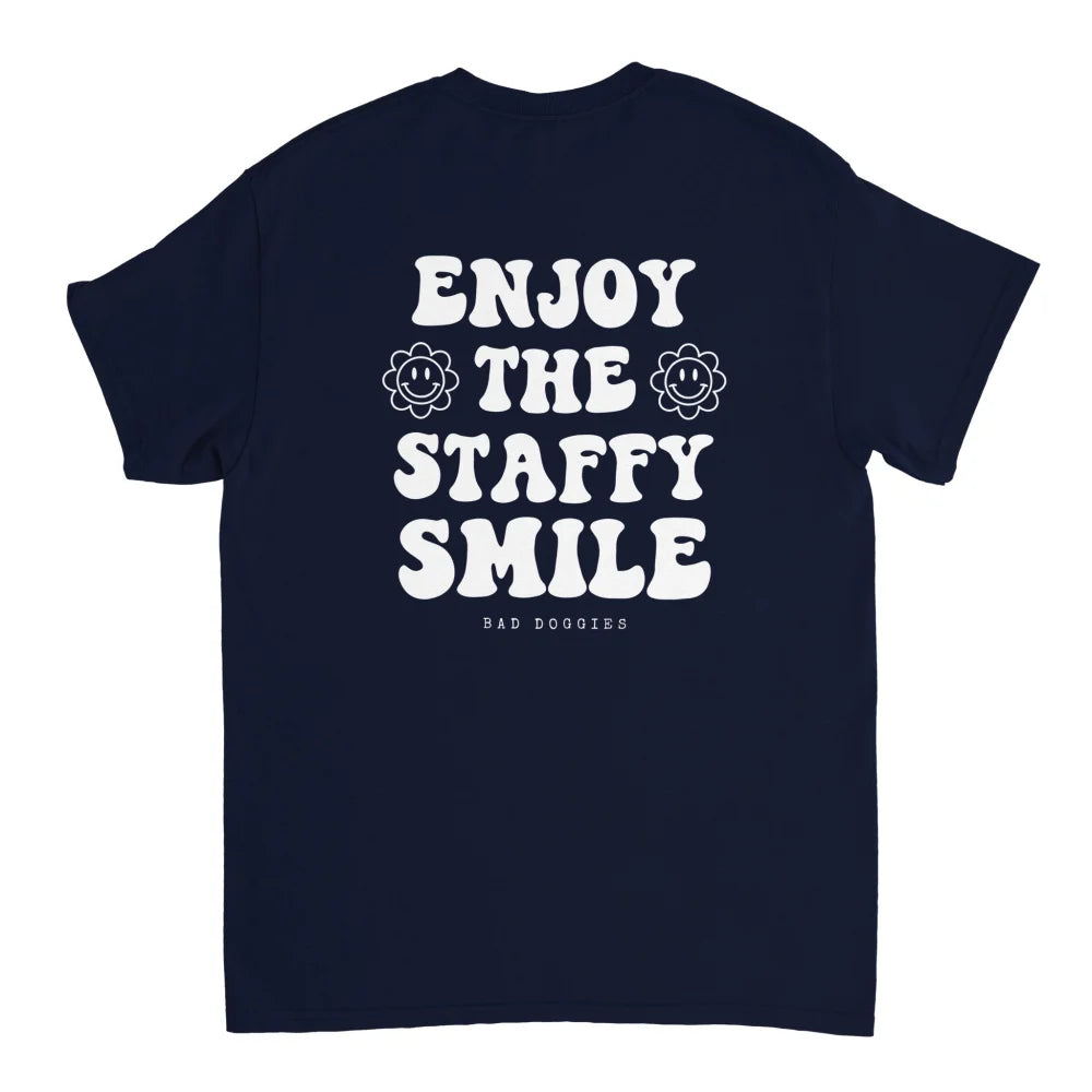 T-shirt ENJOY THE STAFFY SMILE ✨ - 18 coloris - Navy / S