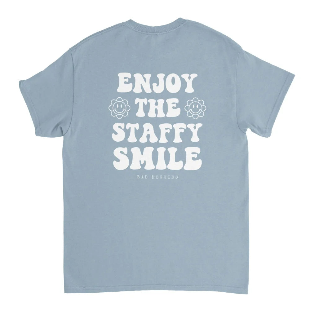 T-shirt ENJOY THE STAFFY SMILE ✨ - 18 coloris - Light