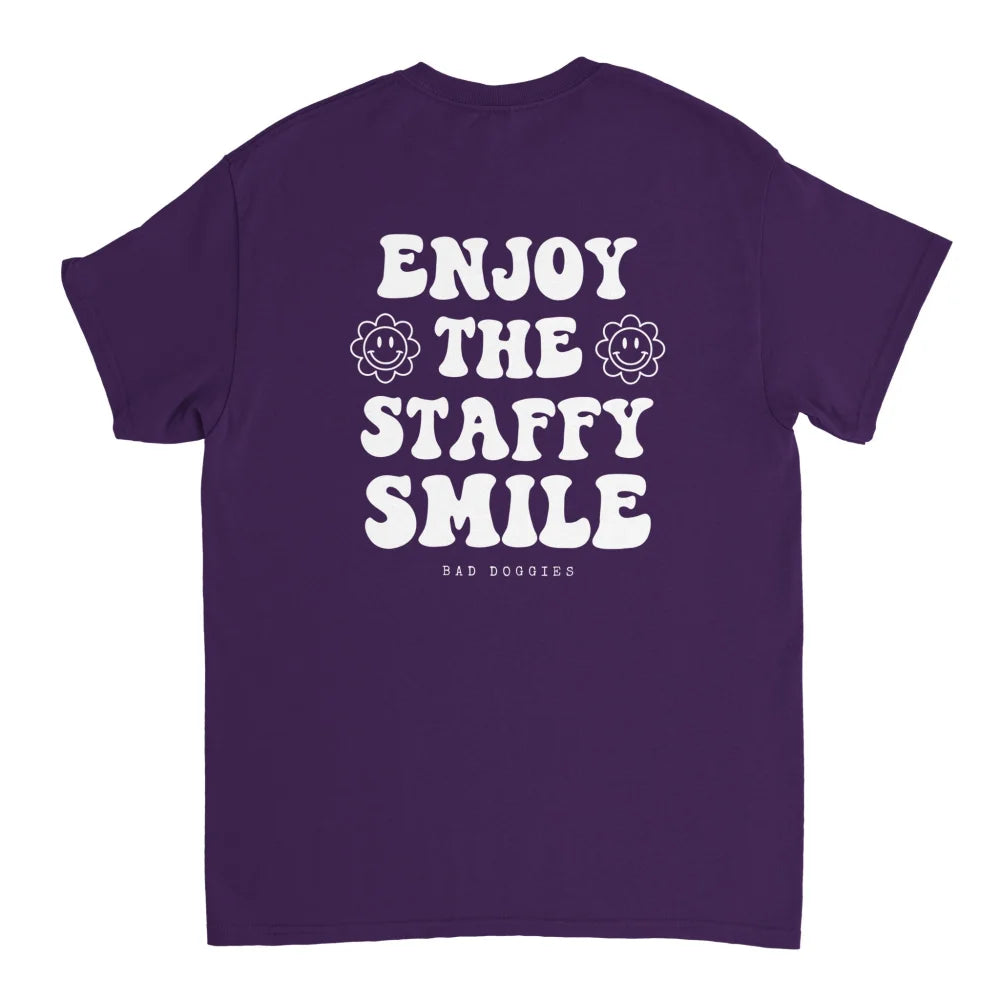 T-shirt ENJOY THE STAFFY SMILE ✨ - 18 coloris - Bunch of
