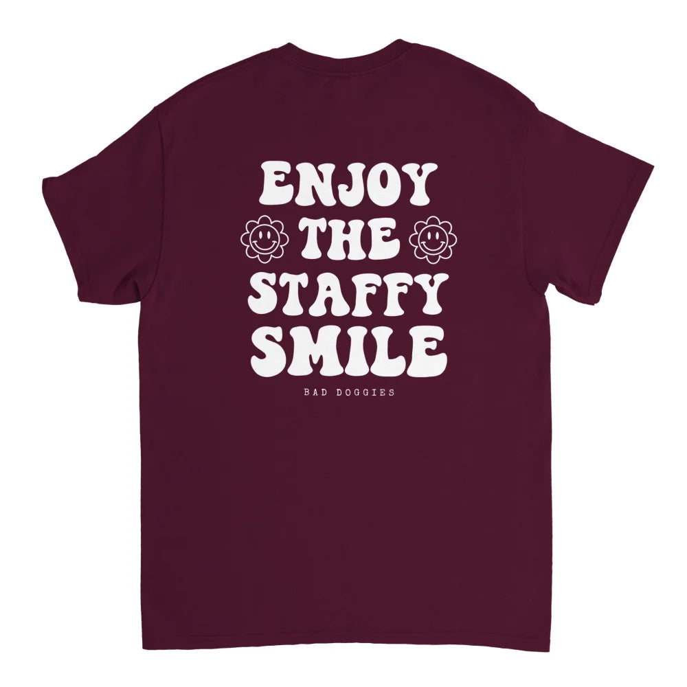 T-shirt ENJOY THE STAFFY SMILE ✨ - 18 coloris - Royal