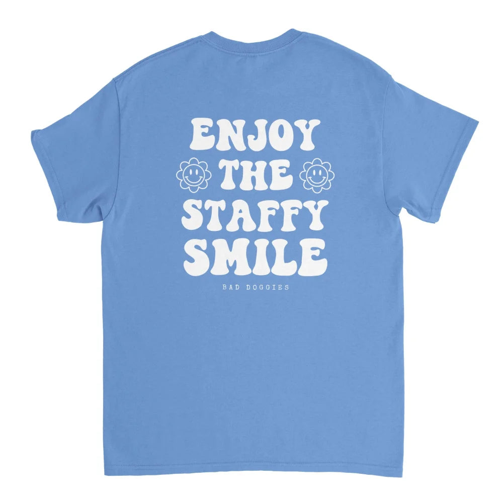 T-shirt ENJOY THE STAFFY SMILE ✨ - 18 coloris - Old Blue