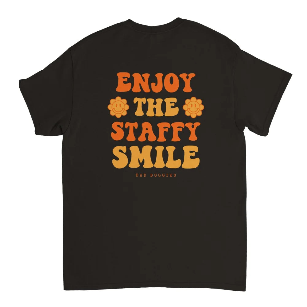 T-shirt ENJOY THE STAFFY SMILE 🧡 - Black Jack / S