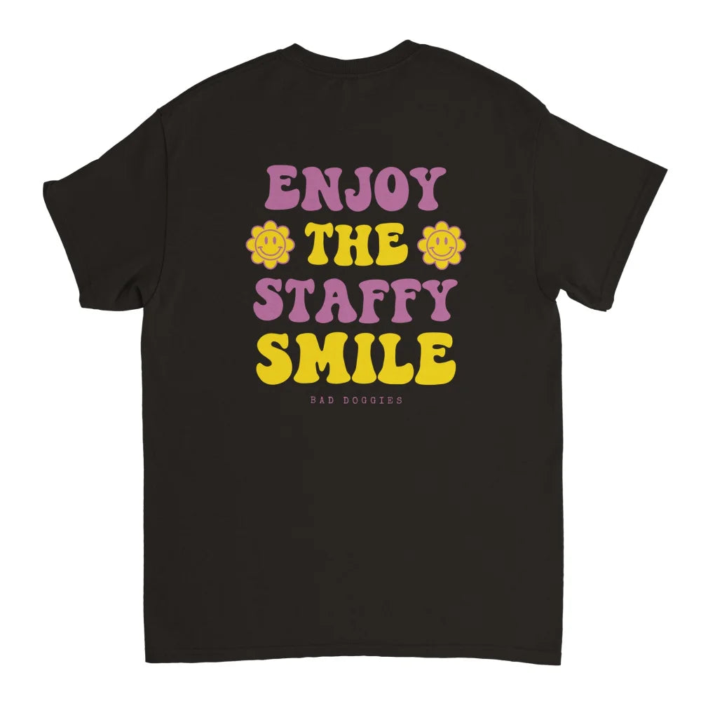 T-shirt ENJOY THE STAFFY SMILE 💖 - Black Jack / S