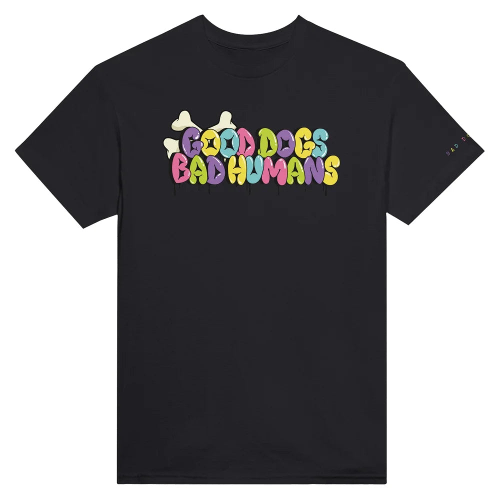 T-shirt Good Dogs Bad Humans 🦴 - Black Jack / S T-shirt