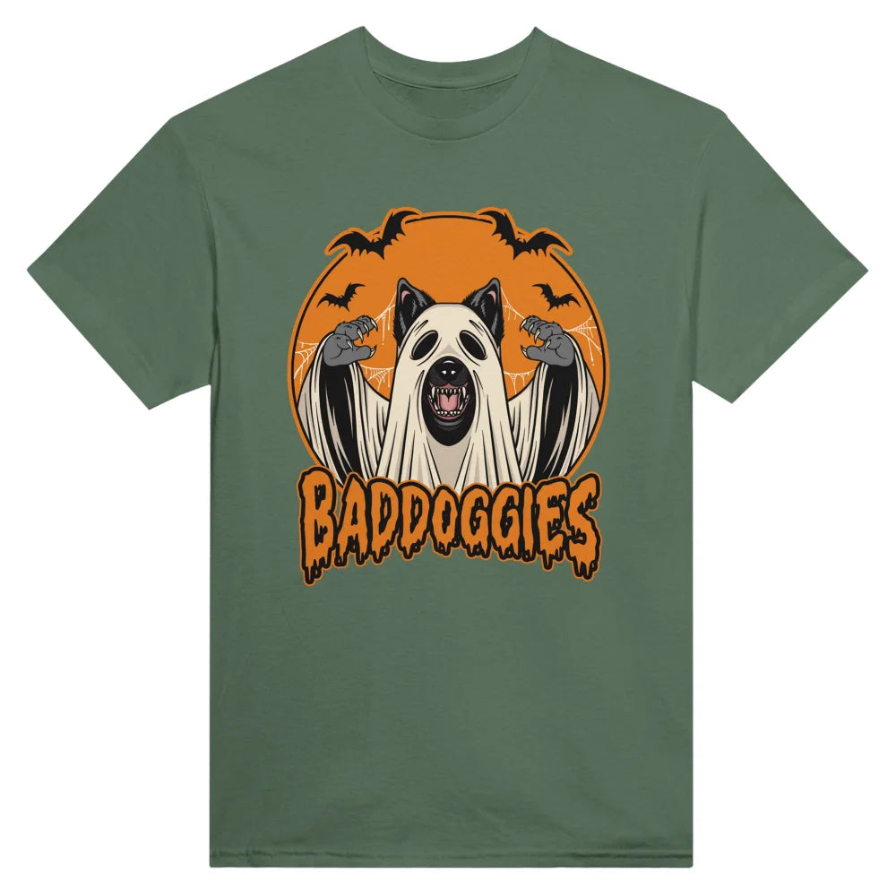 T-shirt HALLOWEEN - Akita Américain 🎃 - Military Green