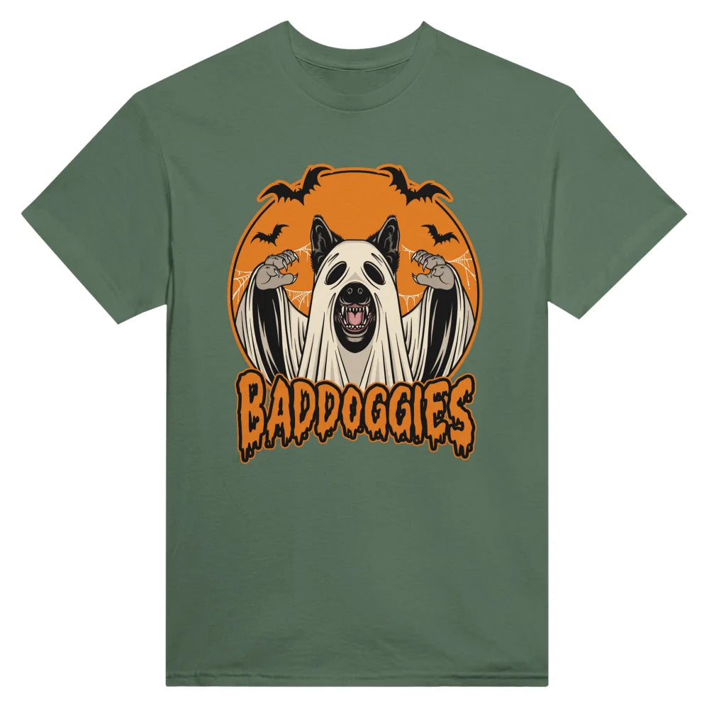 T-shirt HALLOWEEN - Berger Hollandais 🎃 - Military Green