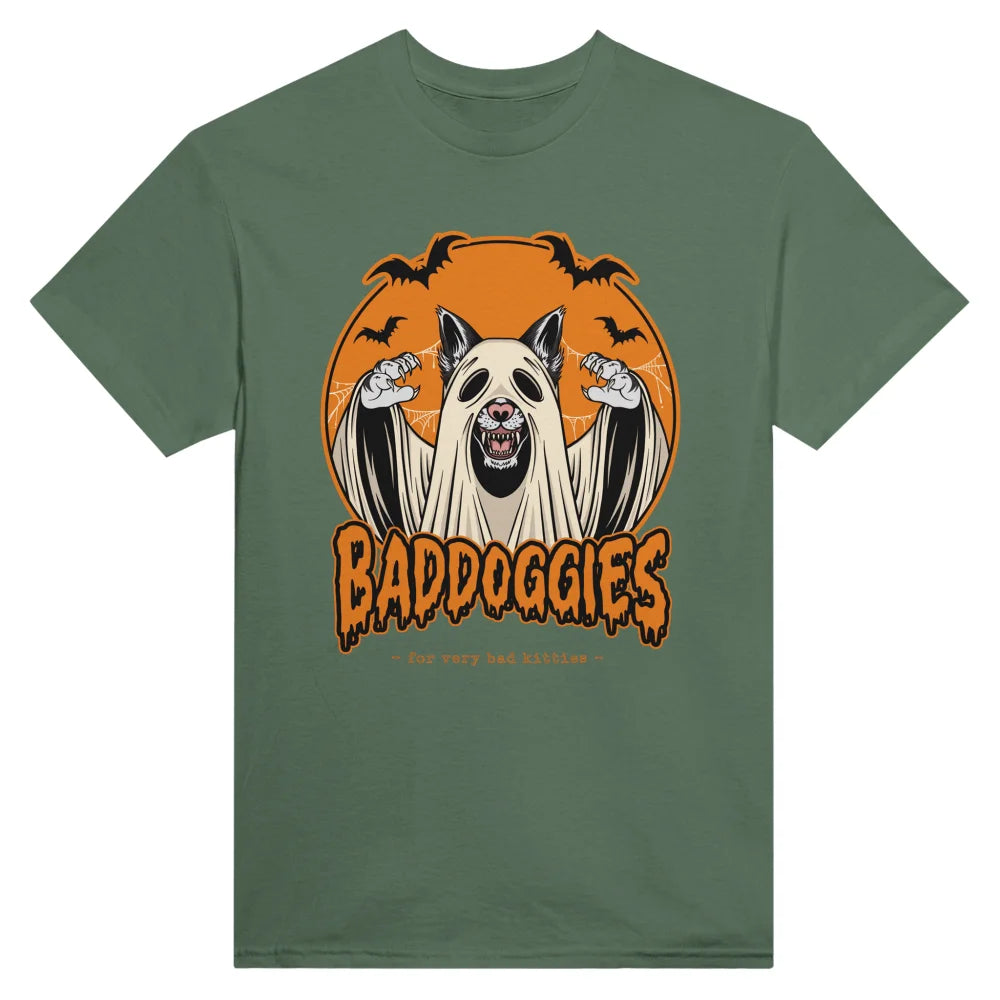 T-shirt HALLOWEEN - Chat 🎃 - Military Green / S T-shirt