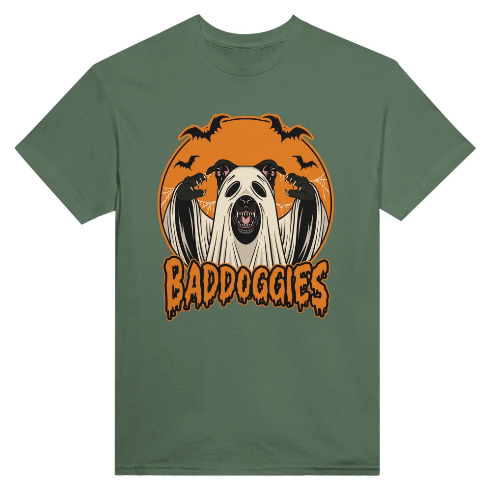 T-shirt HALLOWEEN - Staffie 🎃 - Military Green / S