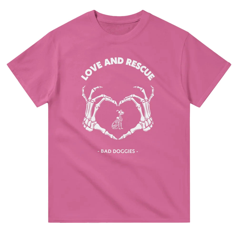 T-shirt Love and Rescue - Framboise / S T-shirt Love and