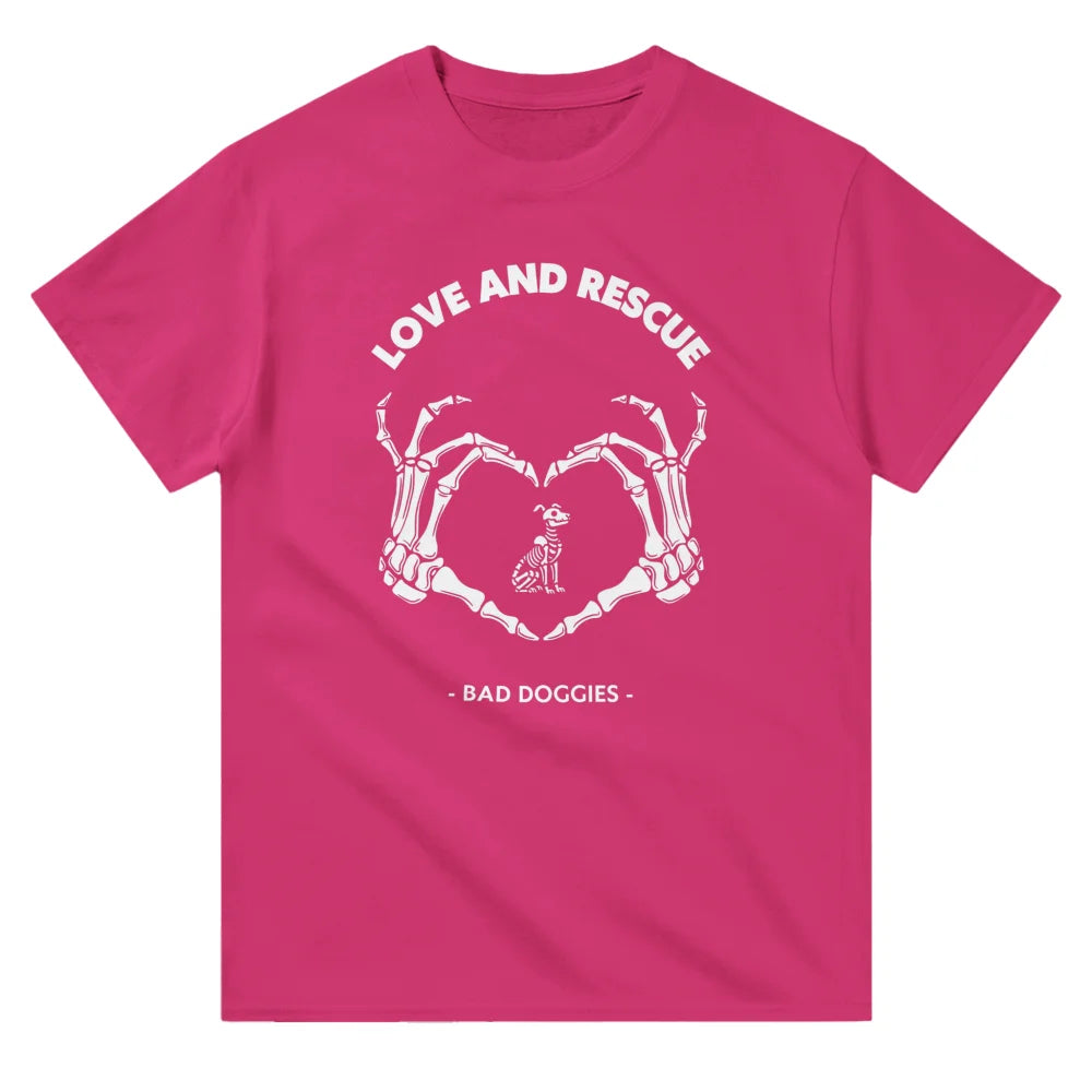 T-shirt Love and Rescue - Royal Pink / S T-shirt Love and