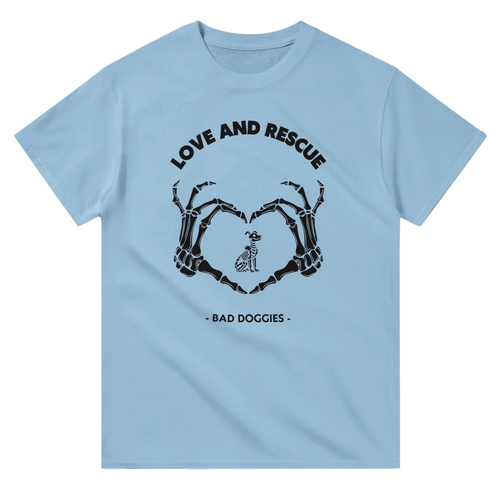 T-shirt Love and Rescue 🫶 - Light Blue / S T-shirt Love and