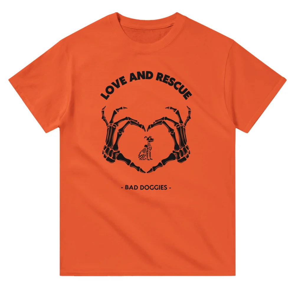 T-shirt Love and Rescue - Feu / S T-shirt Love and Rescue