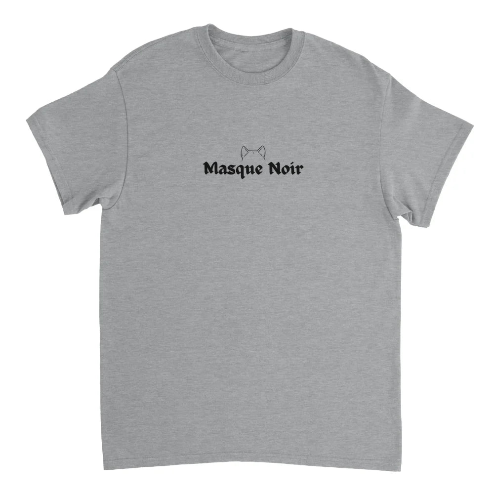 T-shirt Masque Noir 🖤 Akita Américain - Grey Scofield