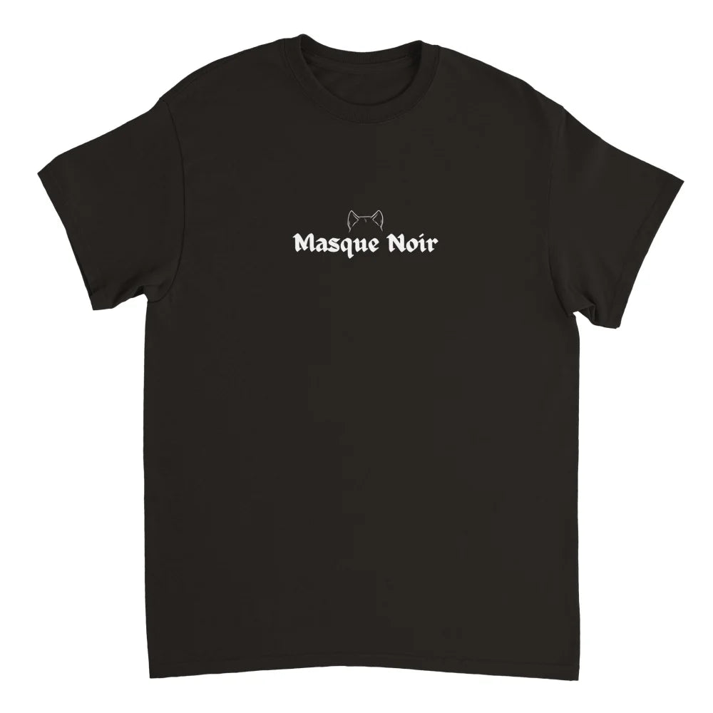 T-shirt Masque Noir 🖤 Akita Américain - Black Jack / S