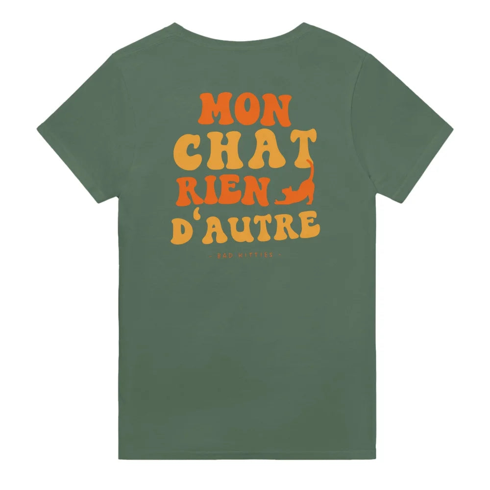 T-shirt Mon Chat Rien D’autre 🧡 - 𝔅𝔞𝔡