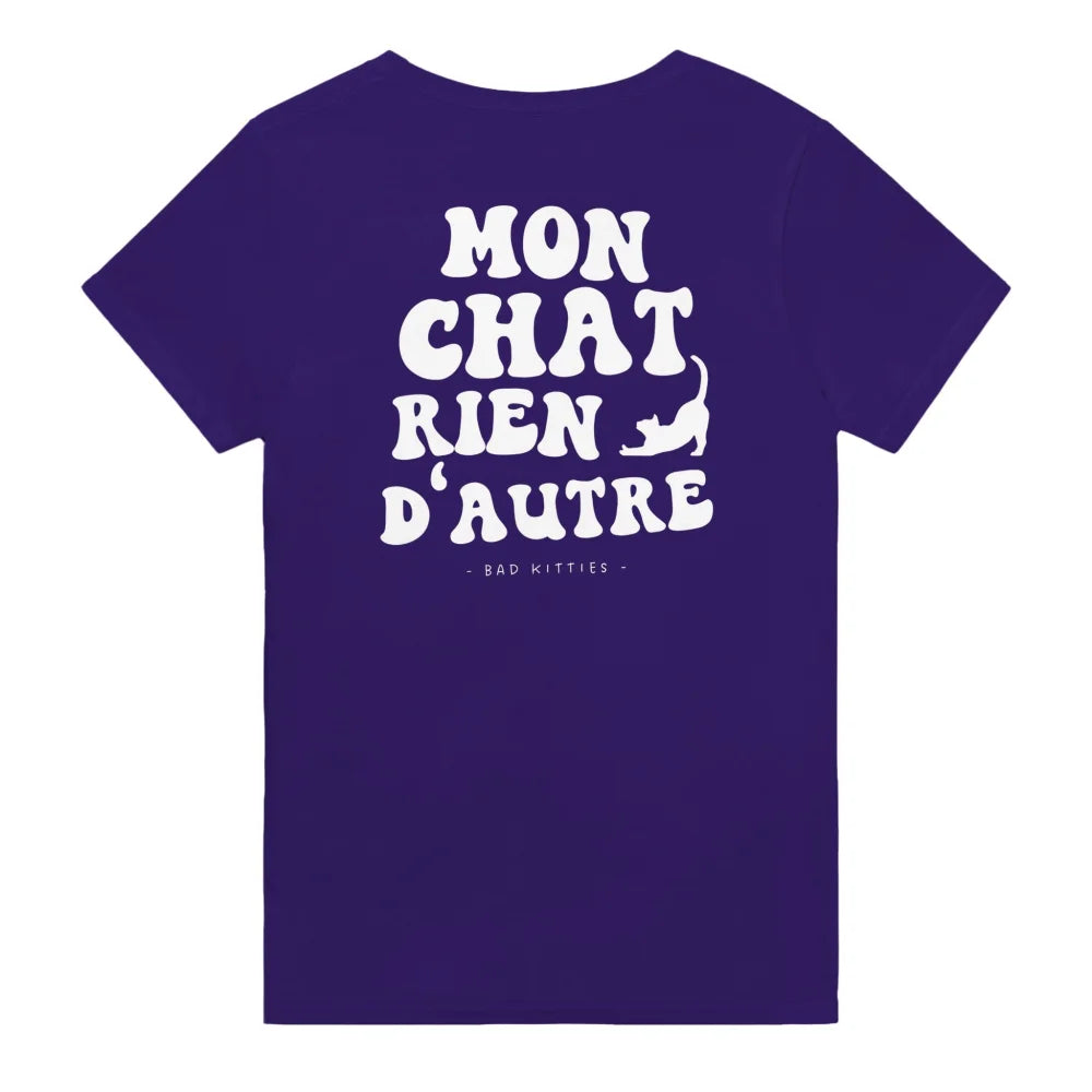 T-shirt Mon Chat Rien D’autre 🧡 - 𝔅𝔞𝔡