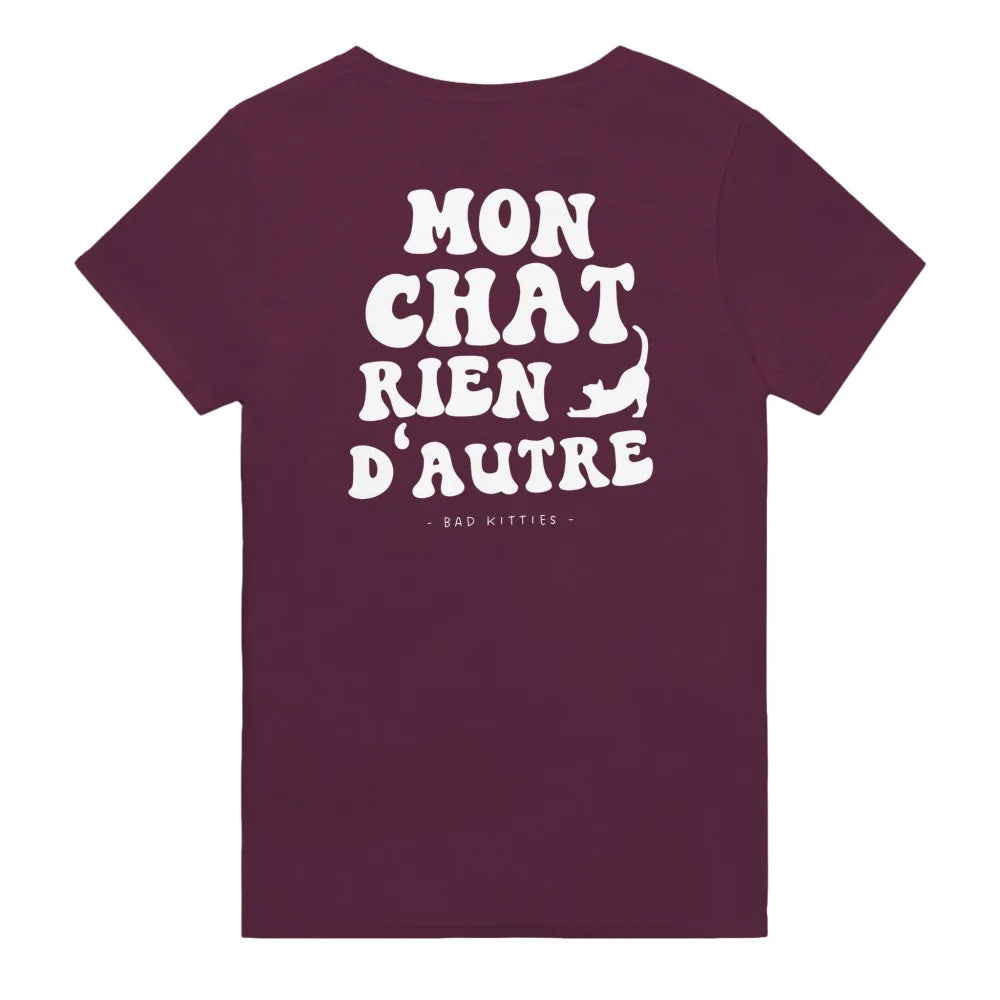 T-shirt Mon Chat Rien D’autre 🧡 - 𝔅𝔞𝔡 𝔎𝔦𝔱𝔱𝔦𝔢𝔰 - Royal