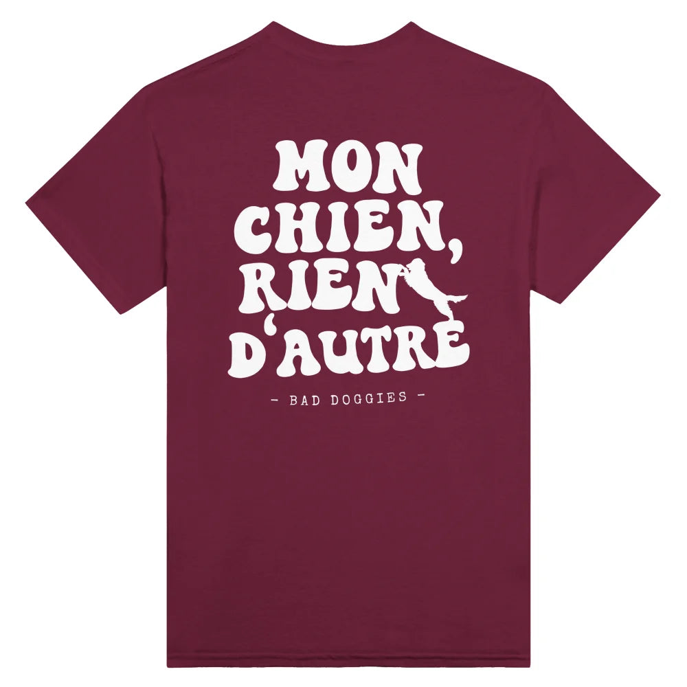 T-shirt Mon Chien Rien D’autre 🧡 𝖆̀ 𝖕𝖊𝖗𝖘𝖔𝖓𝖓𝖆𝖑𝖎𝖘𝖊𝖗 - Royal