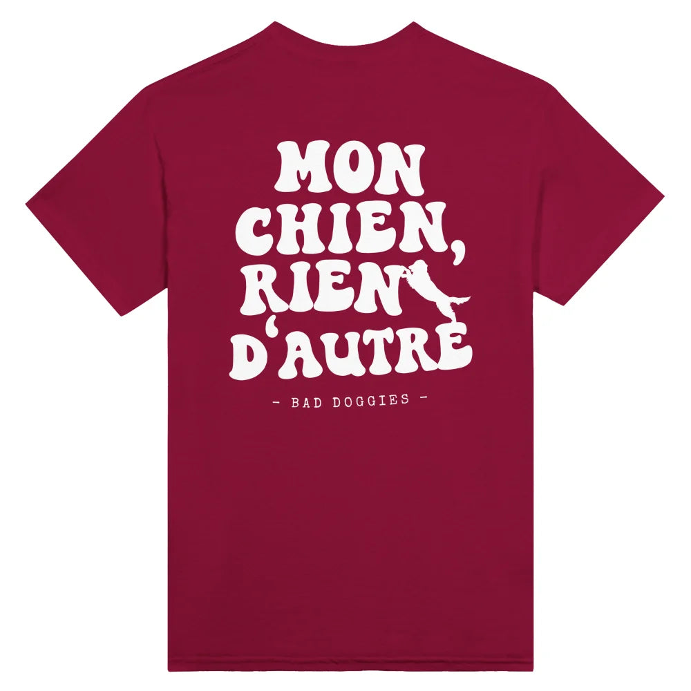 T-shirt Mon Chien Rien D’autre 🧡 𝖆̀ 𝖕𝖊𝖗𝖘𝖔𝖓𝖓𝖆𝖑𝖎𝖘𝖊𝖗