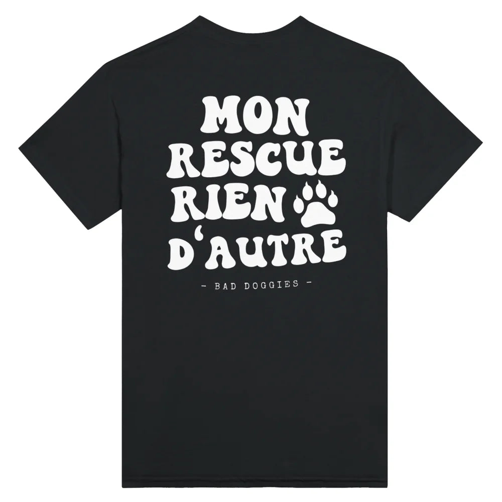 T-shirt Mon Rescue Rien D’autre 🧡 - Black Jack / S