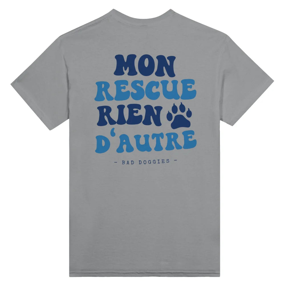 T-shirt Mon Rescue Rien D’autre 🧡 - Grey Scofield / S