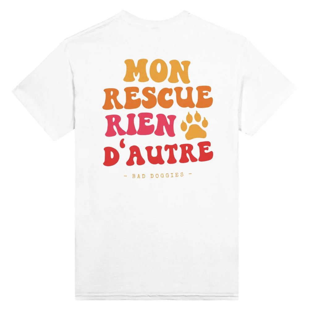 T-shirt Mon Rescue Rien D’autre 🧡 - White comme Walter / S