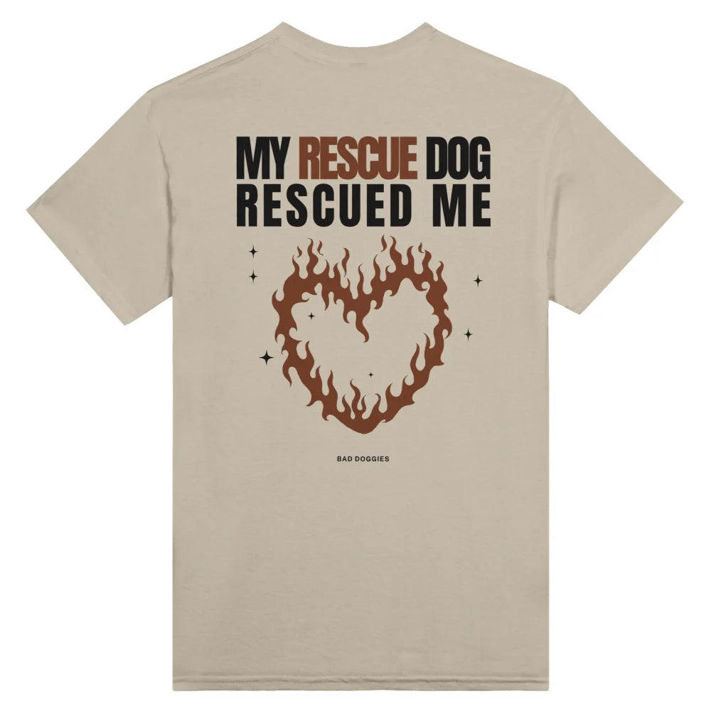 T-shirt My Rescue Dog Rescued Me - Sahara / S T-shirt My