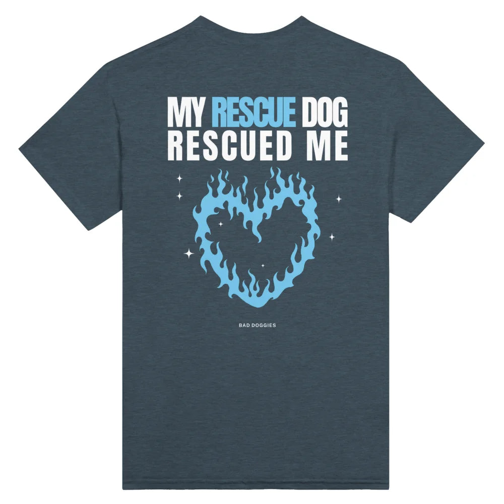 T-shirt My Rescue Dog Rescued Me - Dark Grey / S T-shirt My